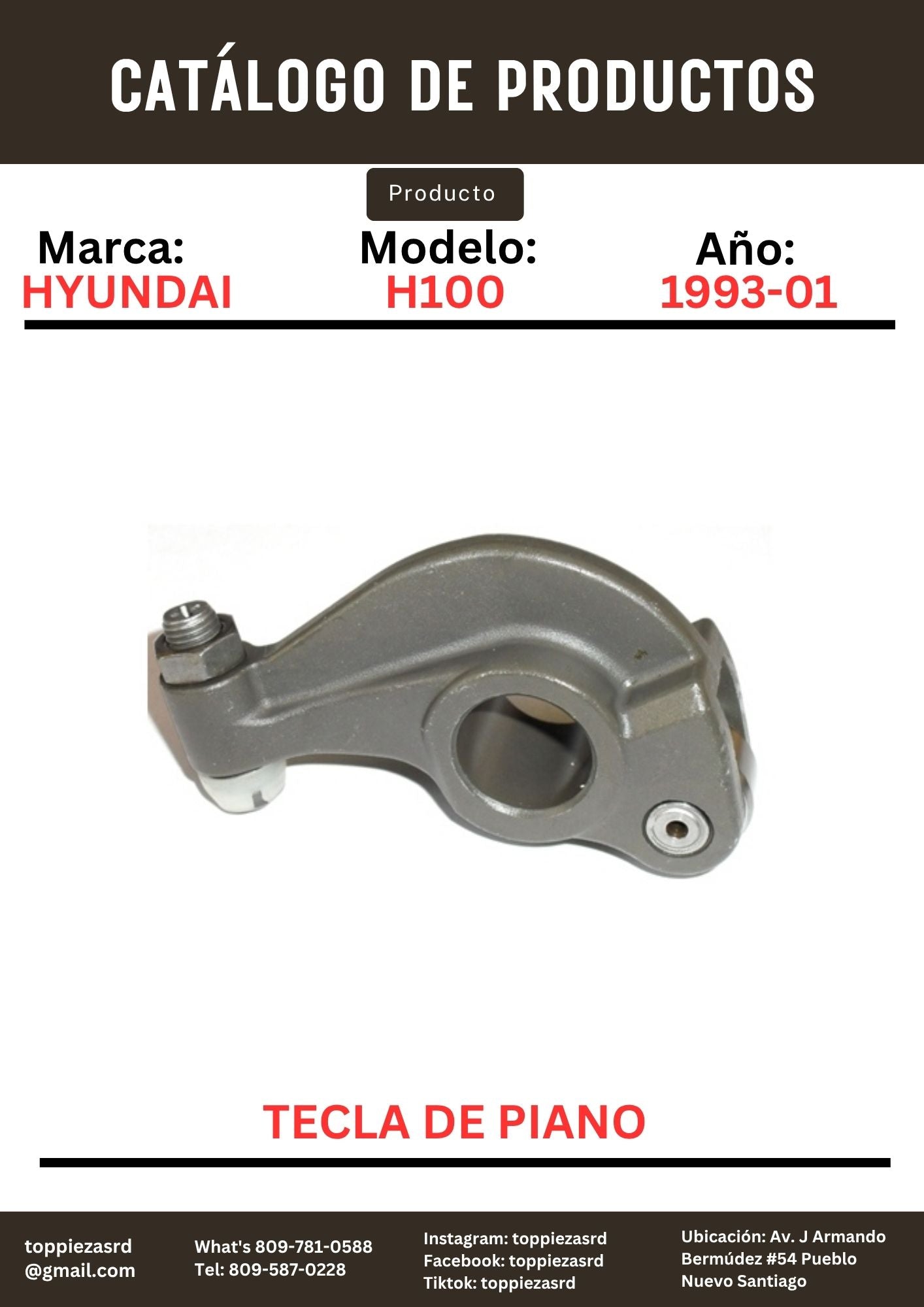 24531-42501: Tecla De Piano Hyundai H100. Ford ESCAPE. Mitsubishi L200. 1993.01.
