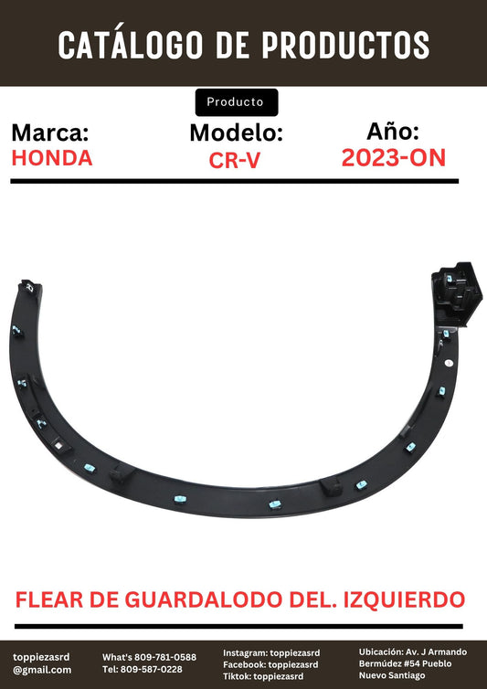 74157-3A0-090: Flear De Guardalodo Delantero IZQUIERDO Honda CR-V 2023-25