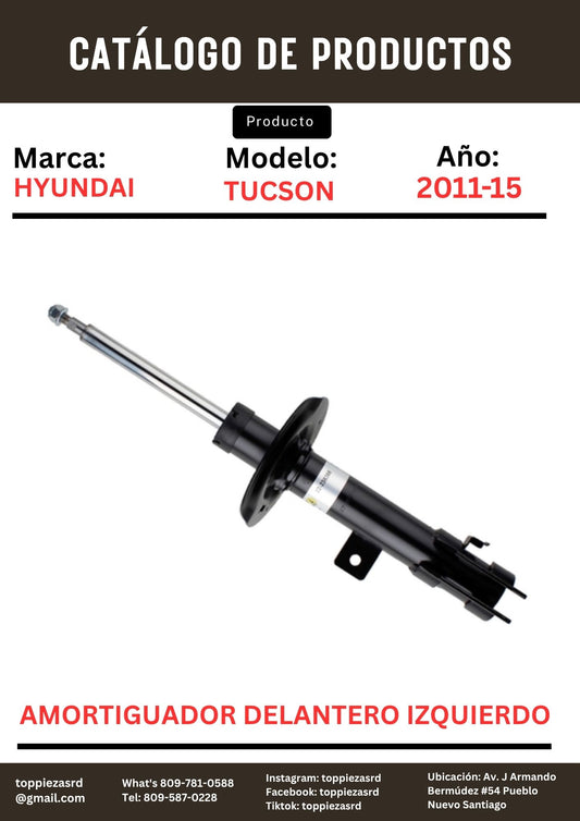 54651-2S800/2S000: Amortiguador Delantero IZQUIERDO Hyundai Tucson, sportage 2011-15.