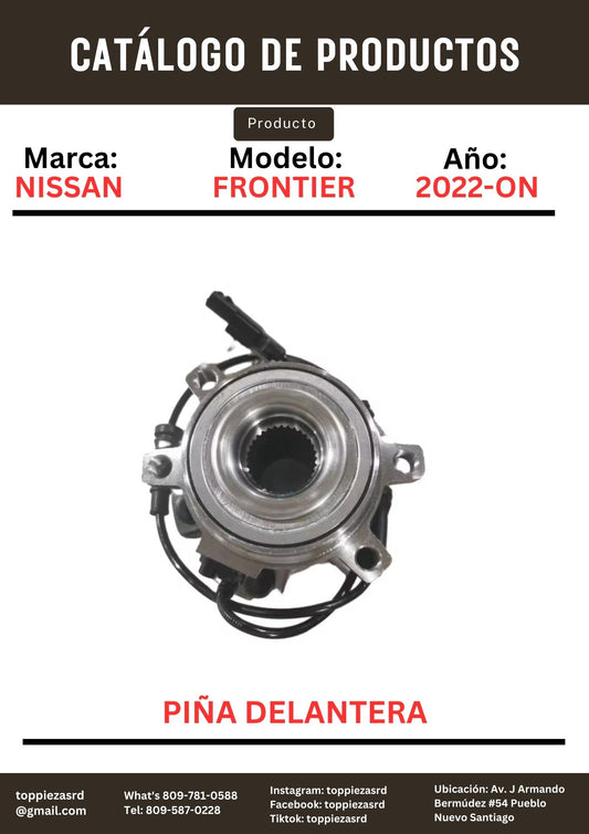 40202-6KH3A: Piña Delantera Nissan FRONTIER NP300 4WD 2022-25