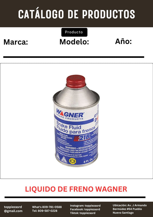 FC-85800: Liquido De Freno Wagner.