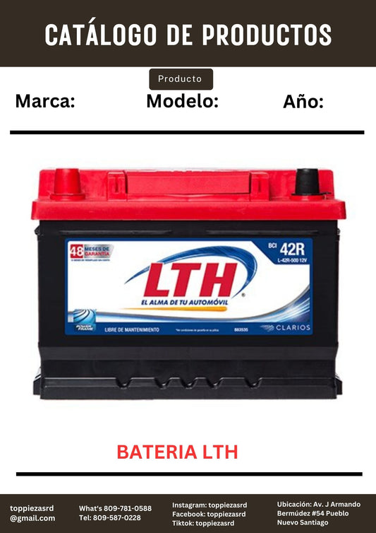 ME42R500: Batería LTH.