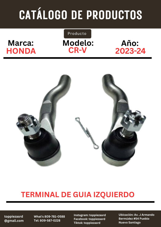 53560-3A0-A01: Terminal De Guía Izquierdo Honda CR-V 2023-24.
