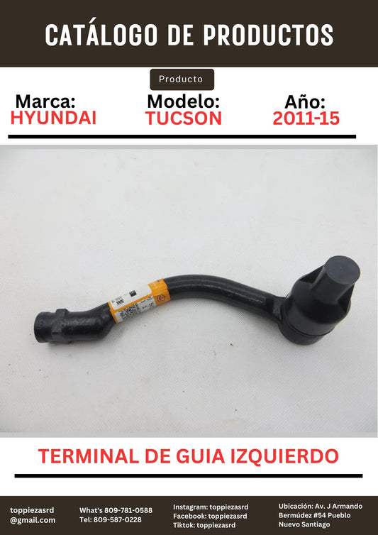 56820-2S000/3S500: Terminal De Guía Izquierdo Hyundai TUCSON SPORTAGE Y20 K5 K7 GRANDEUR 2011-15.