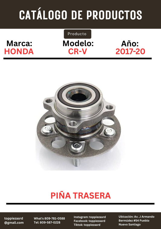 42200-TLA-A51: Piña Trasera Honda CR-V 2017-22
