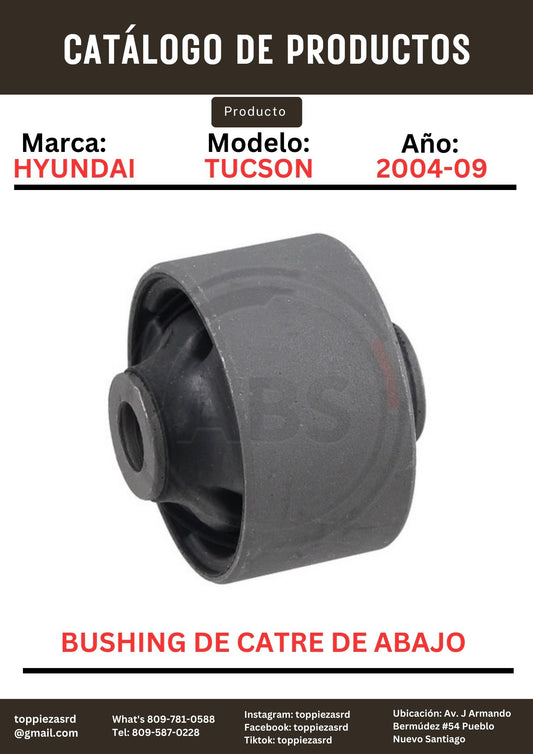 54584-1J000: Bushing De Catre de Abajo Hyundai TUCSON/N20 2004-09. Kia PICANTO/RIO 2010-ON.