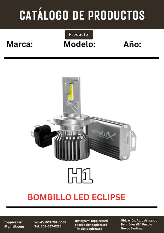 E200-H1: Bombillo LED PLATINIUM ECLIPSE.