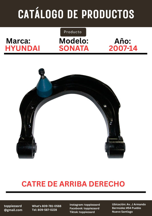 54420-3K000: Catre De Arriba Derecho Hyundai SONATA N20 2007-14.