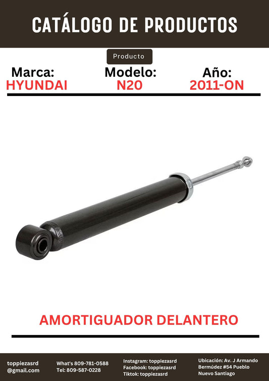 54611-3K620: Amortiguador Delantero Hyundai SONATA N20 2011-ON.