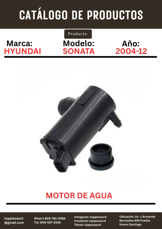98510-3K000: Motor De Agua/Bomba De Agua Hyundai SONATA N20 2004-12. Kia K5 2000-05.