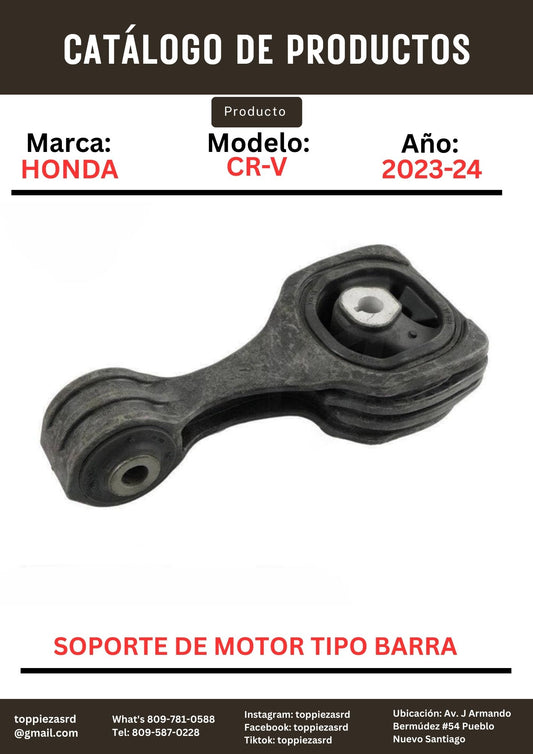 50890-3A0-A11: Soporte De Motor Tipo  hueso Honda CR-V 2023-24.