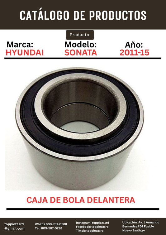 51720-38110: Caja De Bola Delantera Hyundai SONATA N20/K5 2011-15.
