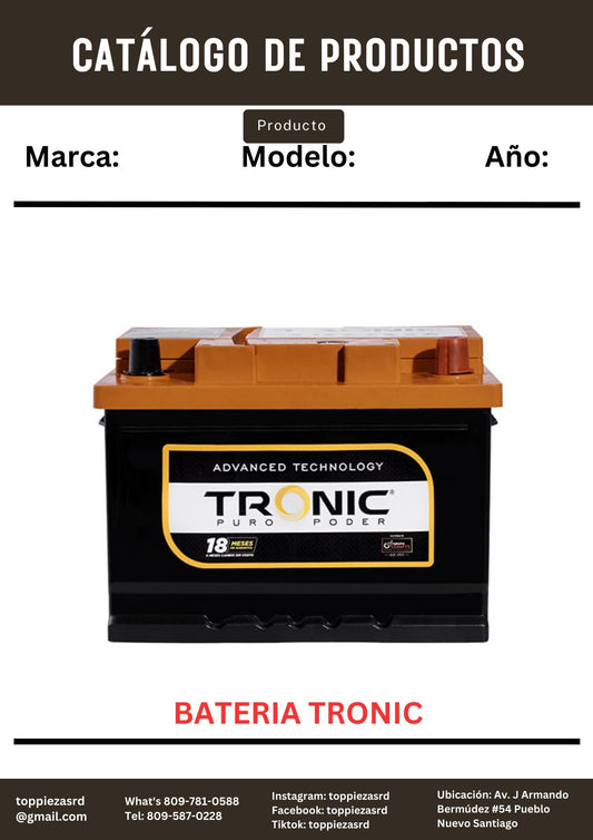 ME51R500: Bateria Tronic.