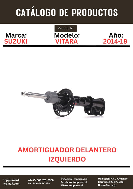 3358008: Amortiguador Delantero Izquierdo Suzuki VITARA/SX4/S-CROSS 2014-18