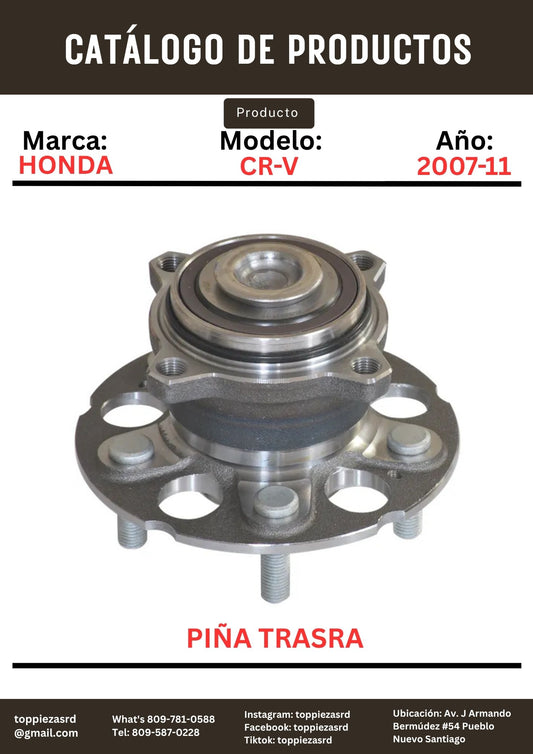42200-SWB-951: Piña Trasera Honda CR-V 2WD 2007-11.