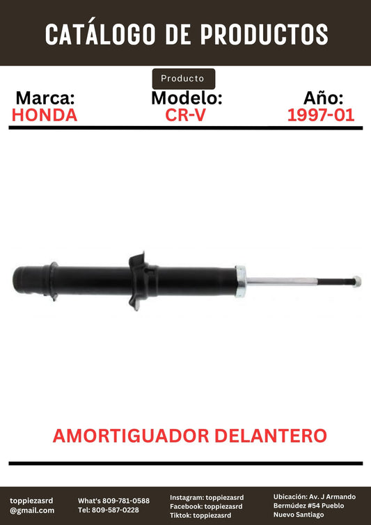 341260: Amortiguador Delantero Honda CR-V 1997-01.