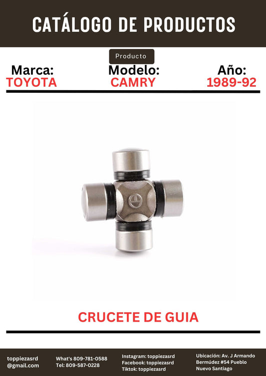ST-1640: Cruceta De Guía Toyota CAMRY 1989-92.
