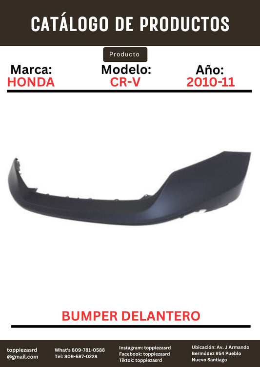04711-SWA-A80: Bumper De Arriba Delantero Honda CR-V 2010-11.