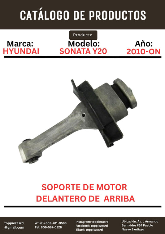 21950-2T100/3S000: Soporte De Motor Delantero Arriba Hyundai SONATA Y20. Kia K5 2010.ON.