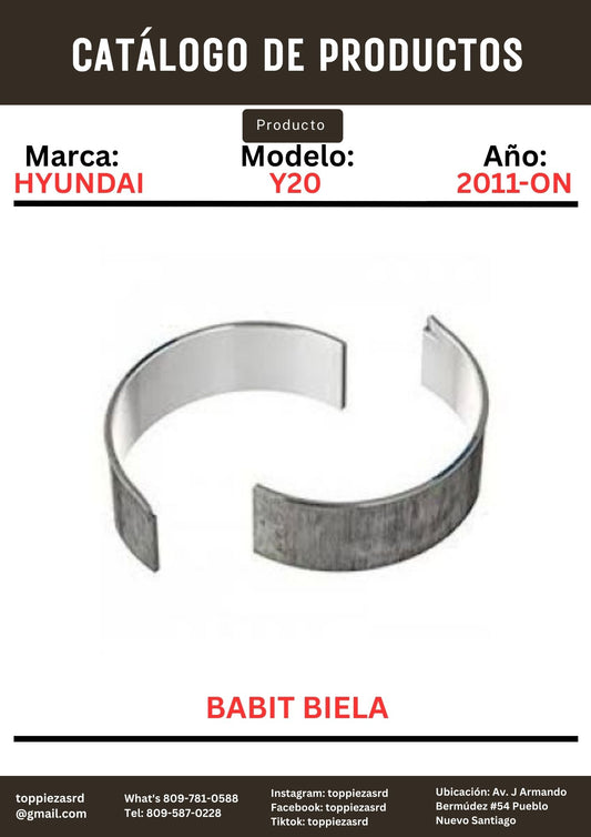 23060-2E000: Babit Biela Y20 2011-15. K5 2011-18. Elentra 2011-18.